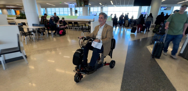 Flying with a Travel Mobility Scooter Part II: At the Airport