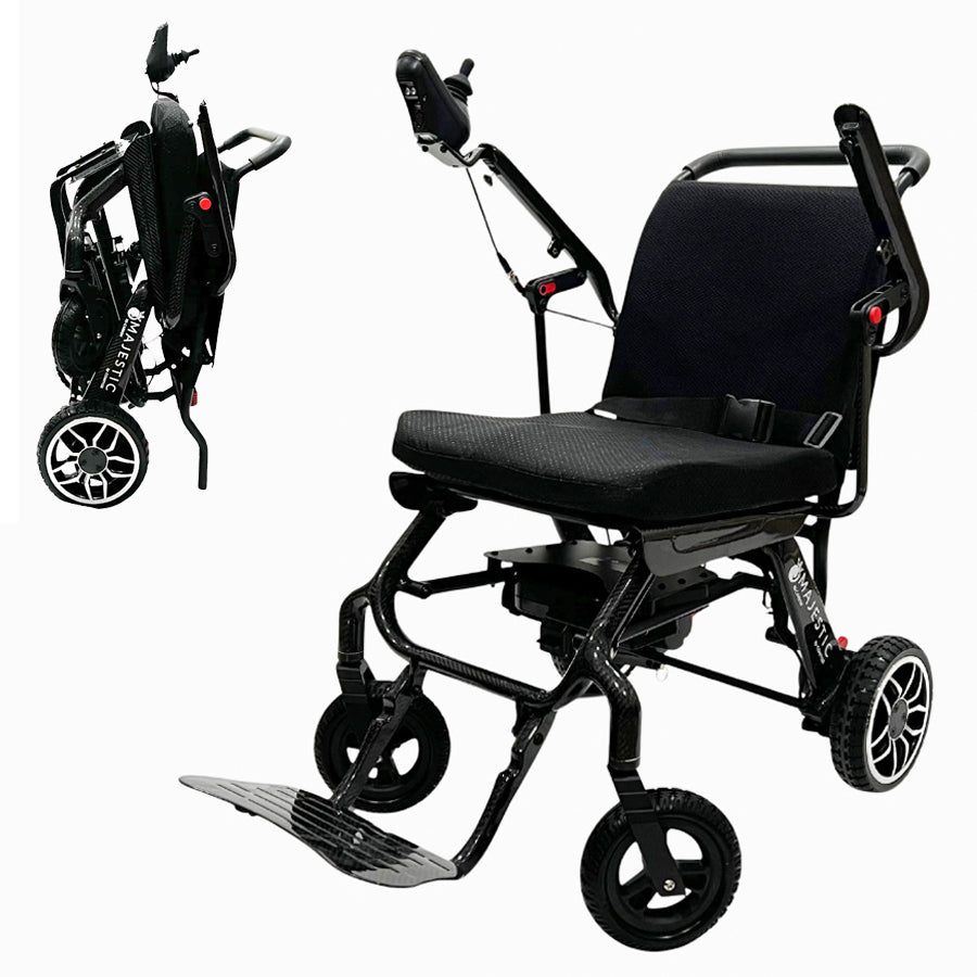 ComfyGO IQ-Carbon Lightweight Carbon Fiber Electric Wheelchair