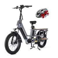 Bicicleta de carga eléctrica para adultos CYCROWN 20x3" Motor de 1000W