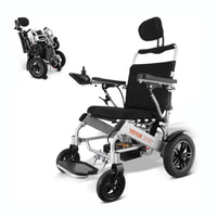 Electric Foldable Wheelchair with Portable 20” Seat All-Terrain