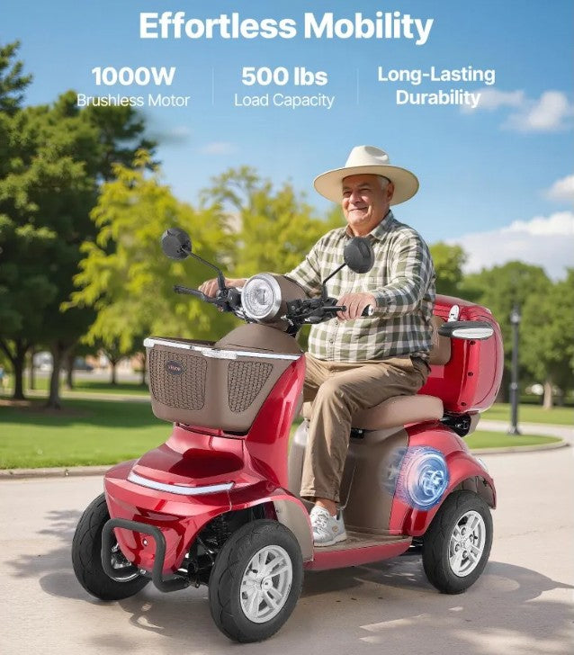 3-Speed Long Range Mobility Scooters