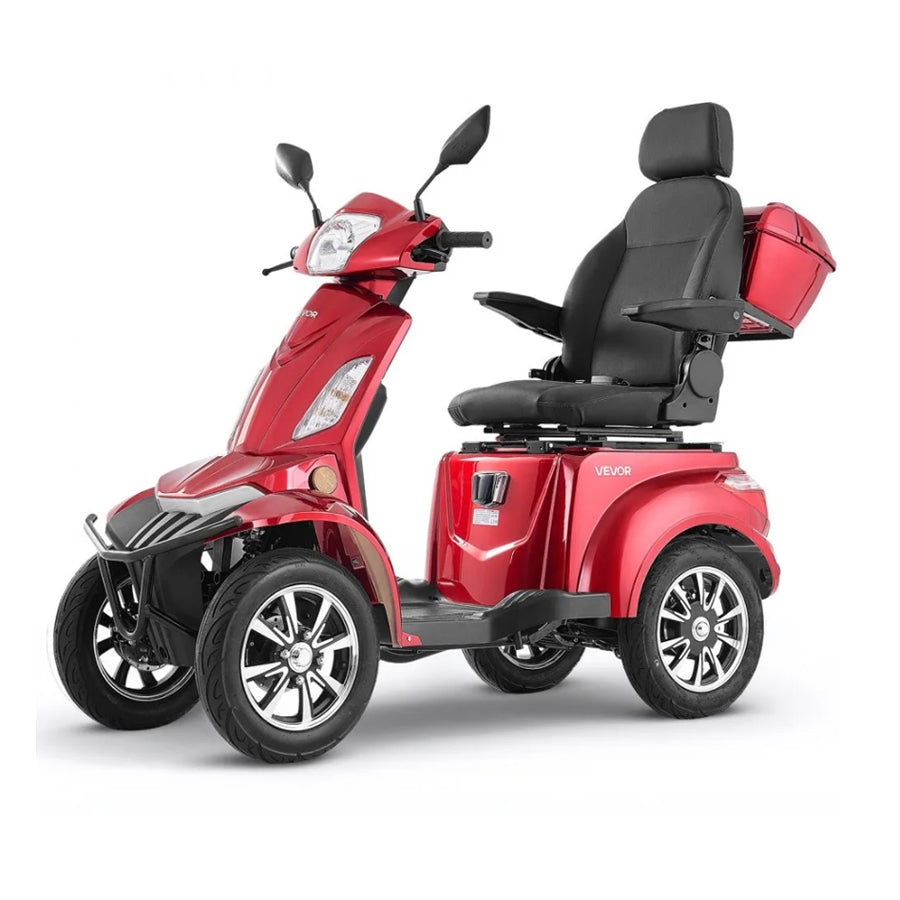 Heavy Duty 4-Wheel Mobility Scooters with Headrest