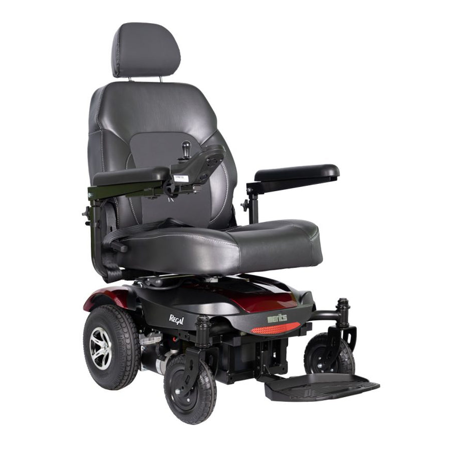 Merits Rear Pod Merits Health Regal P310 Electric Wheelchair – Rear Wheel Drive Power ...
