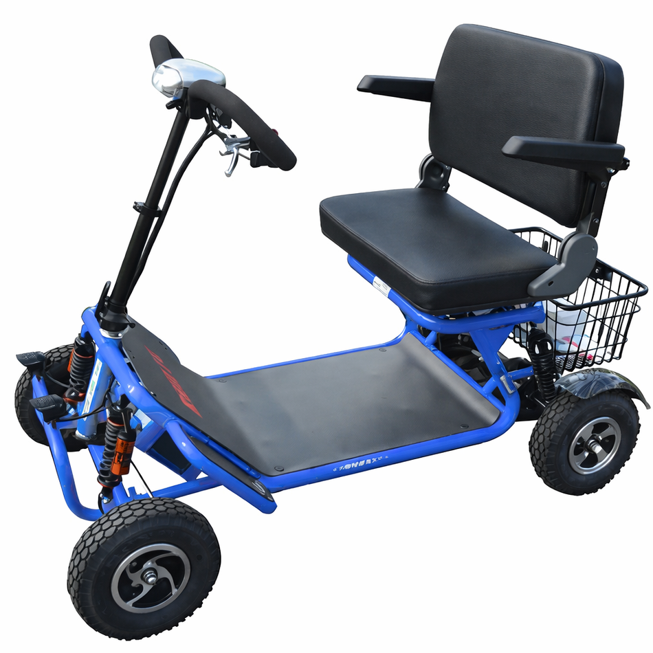 RMB e-Quad 4-Wheel Large Foldable Mobility Scooter with Extra Wide Seat