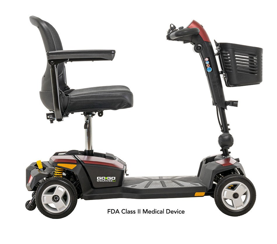 Pride Go Go Endurance Li 4-Wheel Mobility Scooter
