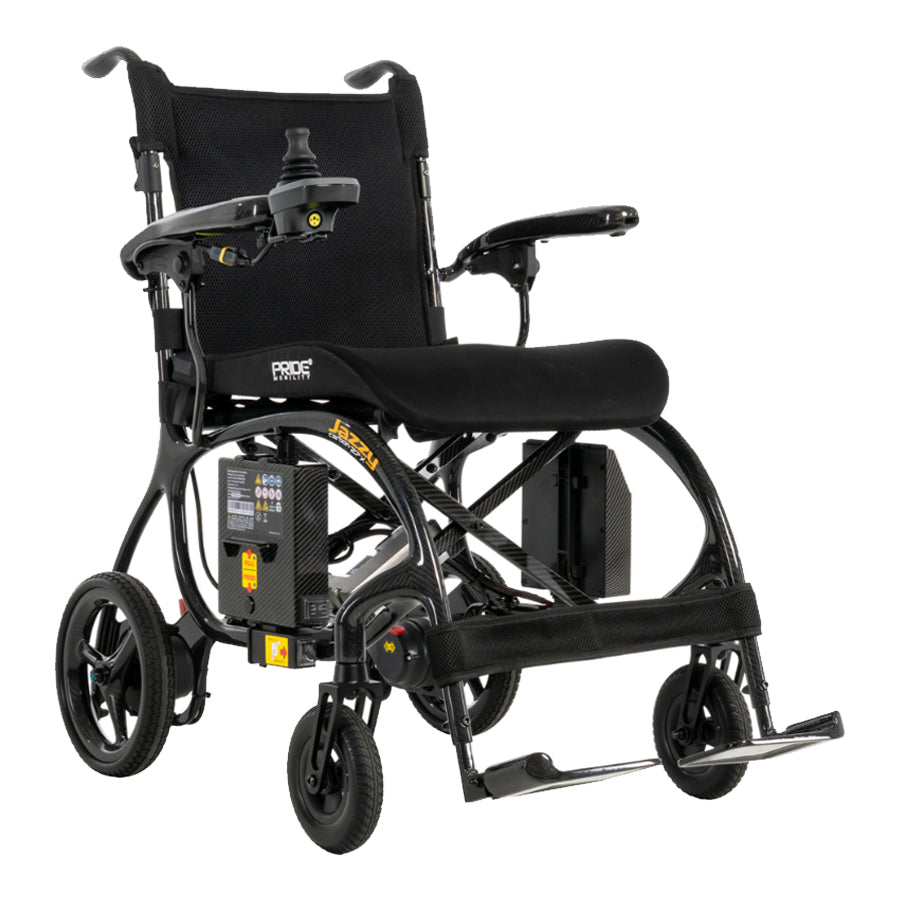 Pride Jazzy Carbon 27X Lightweight Folding Power Chair