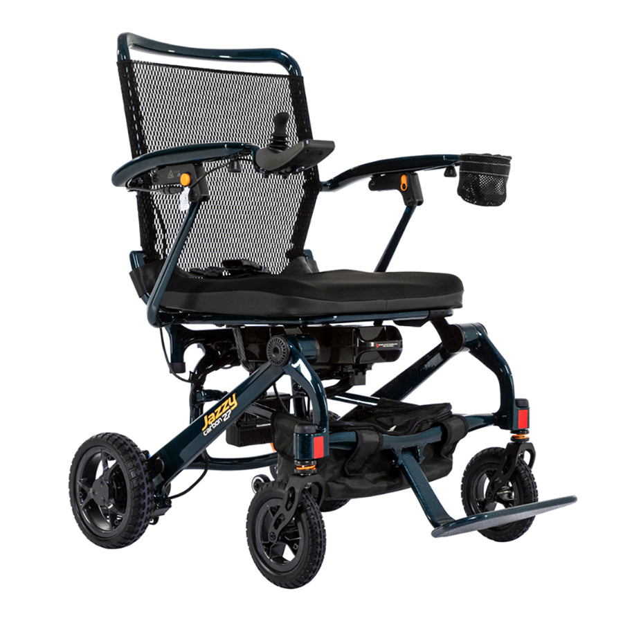 Pride Jazzy Carbon 27 Lightweight Foldable Power Chair night_sky