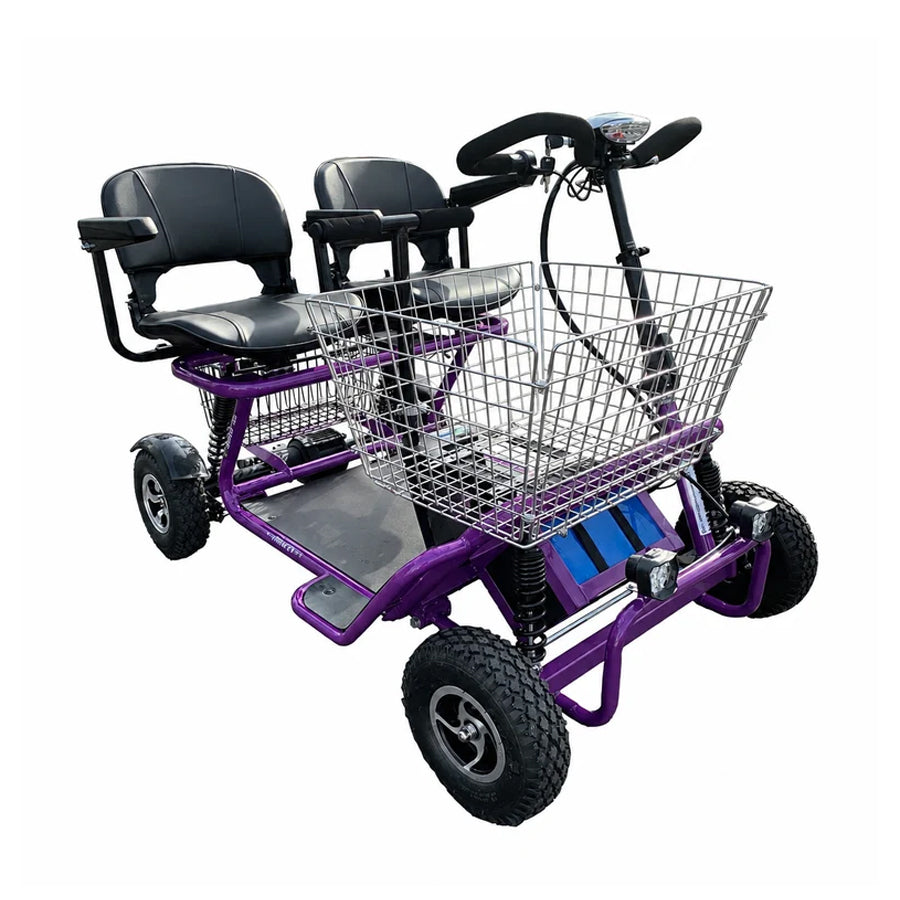 Patinete de movilidad RMB e-Quad XL de doble asiento y 4 ruedas