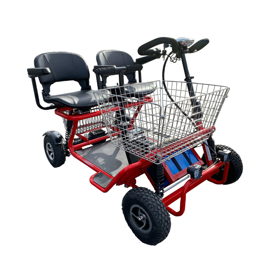 Patinete de movilidad RMB e-Quad XL de doble asiento y 4 ruedas