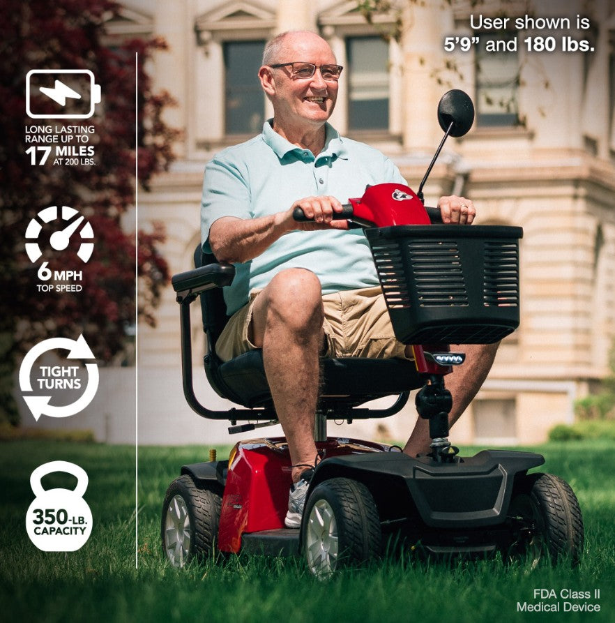 Rascal Conquest Scooter de Movilidad de 4 Ruedas