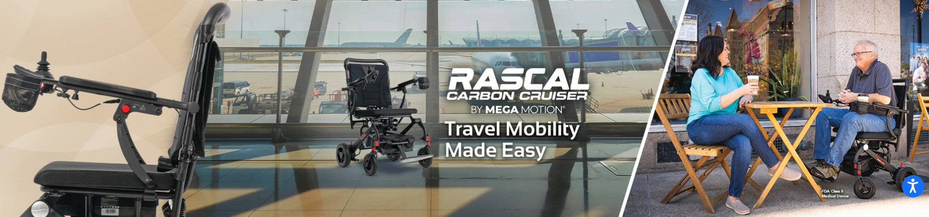 Rascal Carbon Cruiser Power Wheelchair | Mega Motion