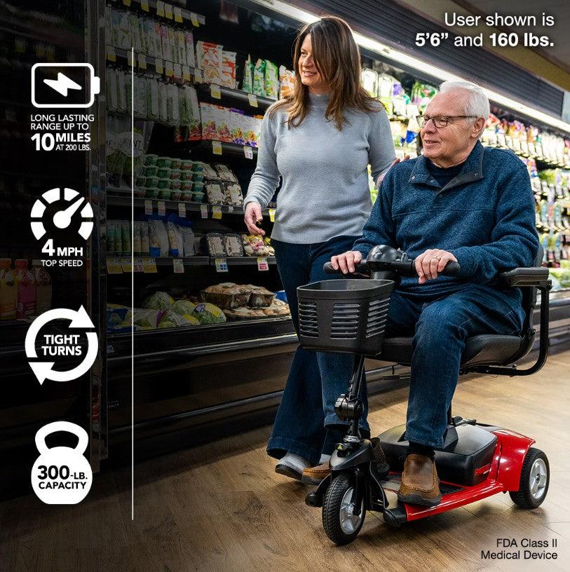 Scooter de movilidad de 3 ruedas Rascal Venture (Mega Motion)