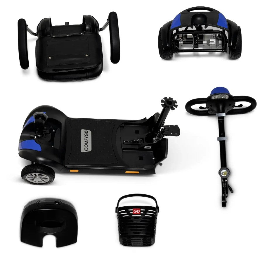 Z-4 Ultra-Light Electric Mobility Scooter with Quick-Detach Frame